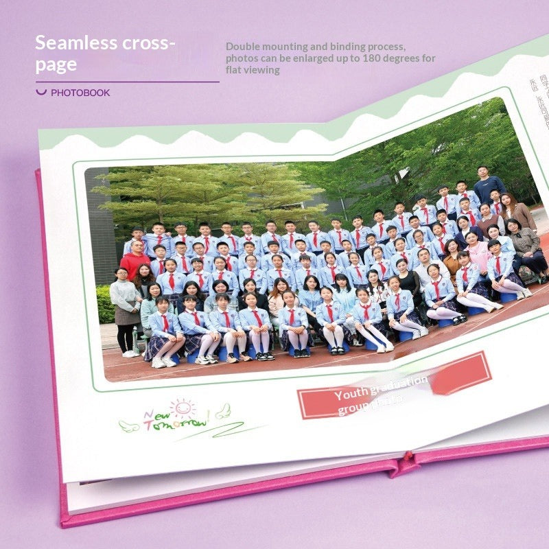 Kindergarten graduation season comrades-in-arms reunion customized primary and secondary school baby children's photo book growth commemorative photo album