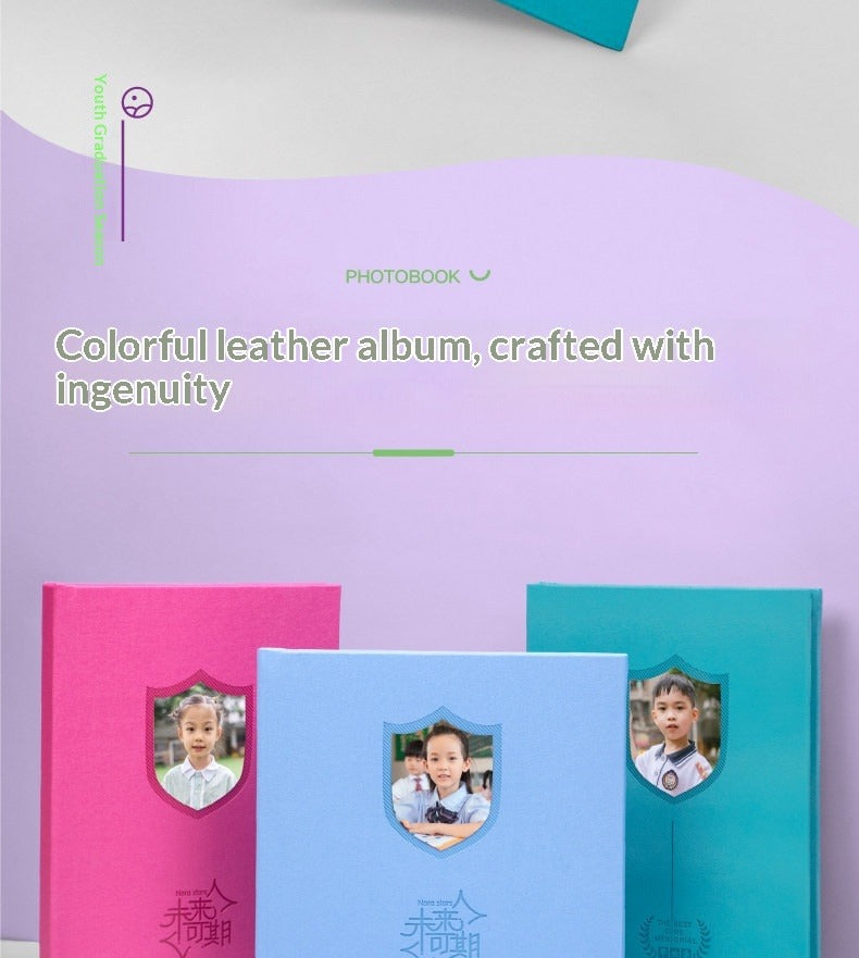 Kindergarten graduation season comrades-in-arms reunion customized primary and secondary school baby children's photo book growth commemorative photo album
