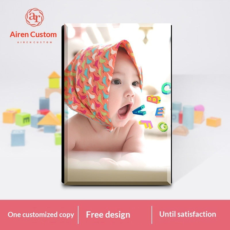 18-Inch boutique crystal album production custom wedding photo travel photo personalized souvenir album photo DIY customization