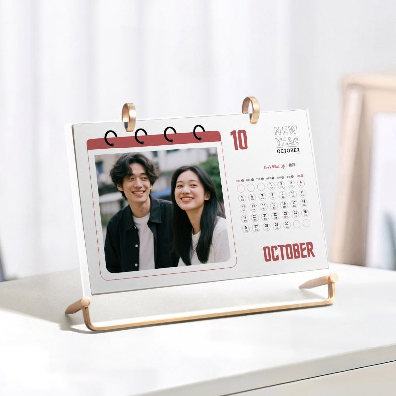 The new desk calendar is customized to make pictures and print photos DIY annual calendar Enterprise calendar 2026 monthly calendar printing