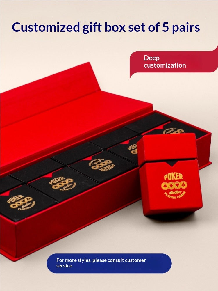 Special card for used eggs German black core paper advertising playing card custom card pvc printing card plastic card