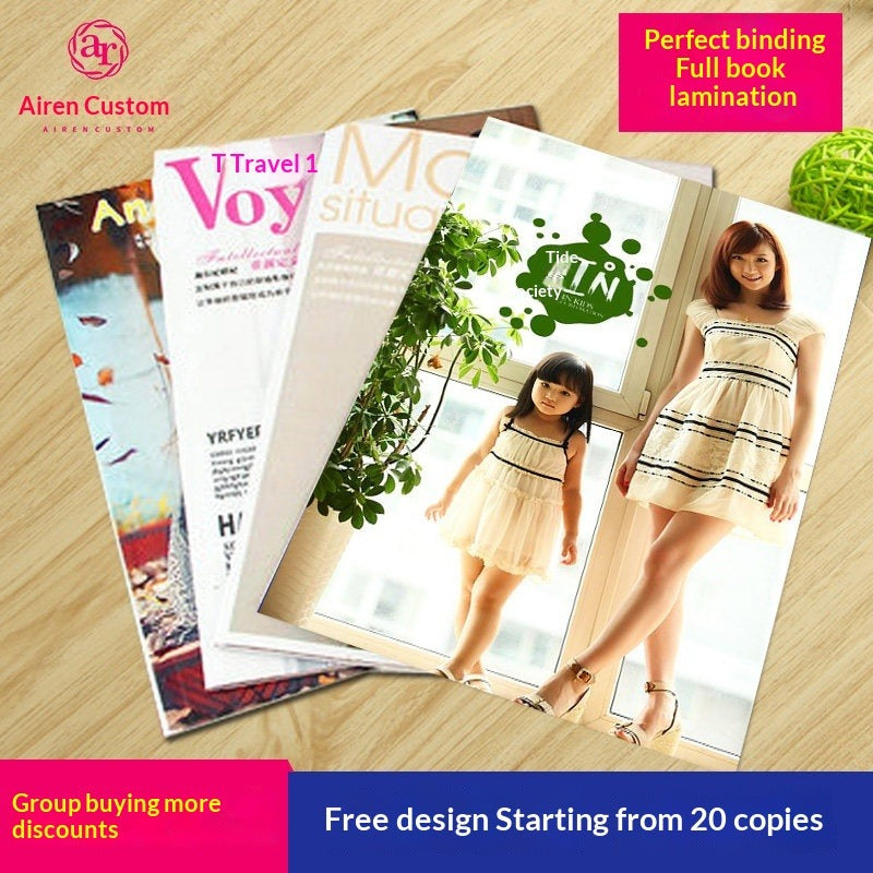 12 inch DIY personalized magazine photo book custom graduation party photo album photo album children's photo album custom