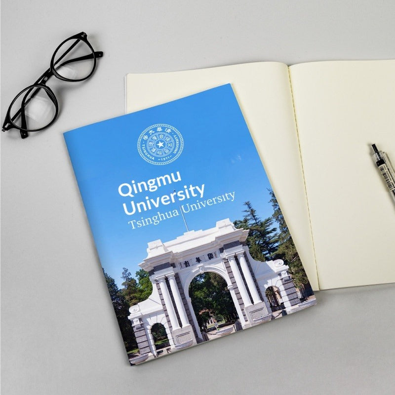 B5A4 notebook soft surface custom cover kraft paper to map custom printing printable logo advertising training gifts