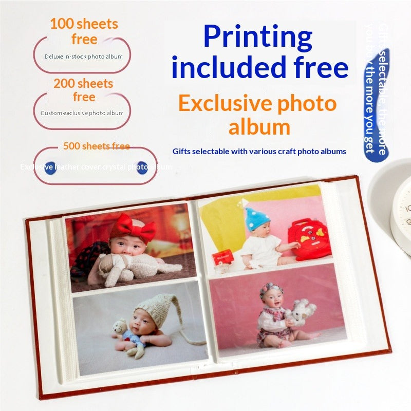 6-inch wash photos, no plastic seal, print wash photos, print children's growth photos, and send albums to classmates for graduation parties