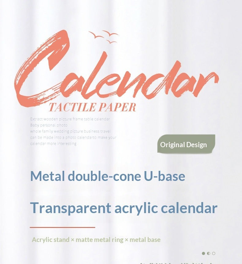 The new desk calendar is customized to make pictures and print photos DIY annual calendar Enterprise calendar 2026 monthly calendar printing