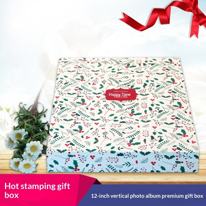 New 12-inch photo album, photo album, gift outer packaging box, send students to graduate, waiting for room update, firmware head