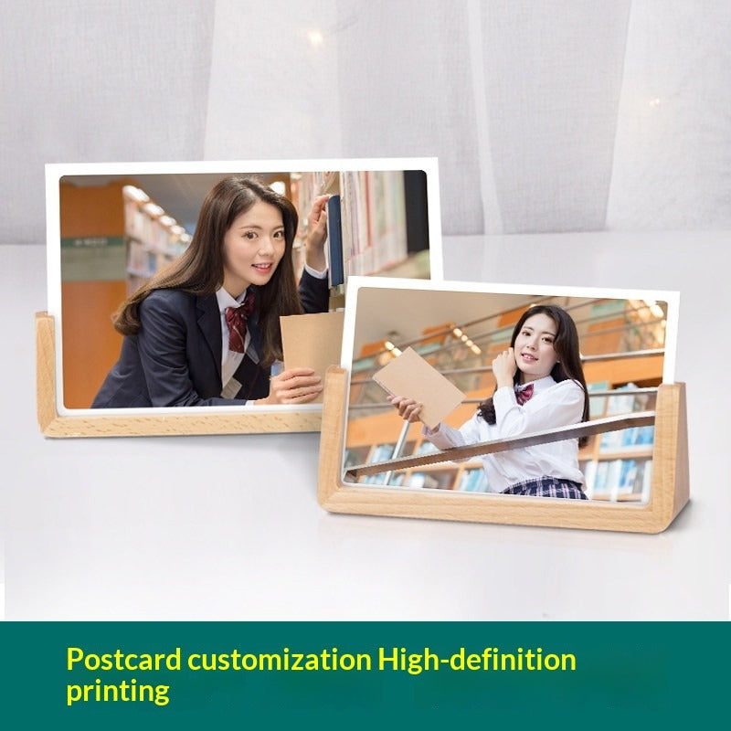 Postcard wedding invitation letter drawing design custom star DIY after-sales cooing greeting card custom production