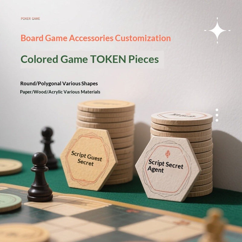 Tarot card board game custom game card making paper card token desktop prop carton black and blue core paper