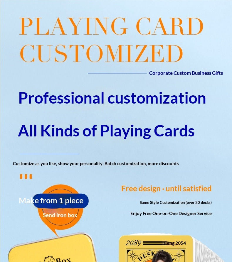 Game card board game poker custom egg special card pvc plastic advertisement DIY graduation season commemorative card