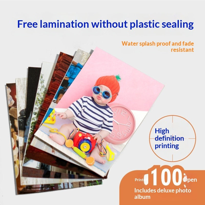 6-inch wash photos, no plastic seal, print wash photos, print children's growth photos, and send albums to classmates for graduation parties