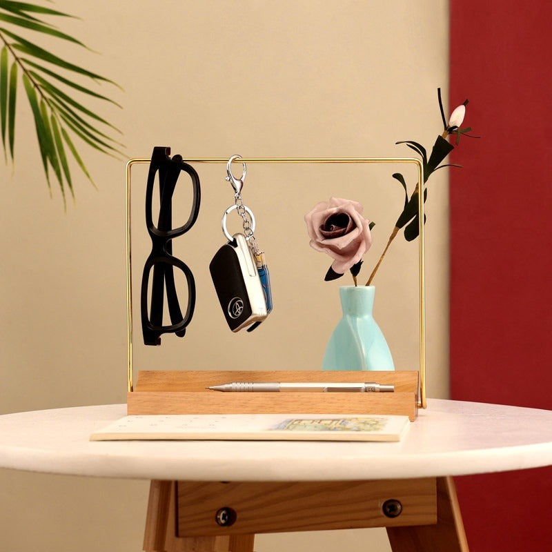 2026 desk calendar custom wrought iron wood desktop photo creative custom printing enterprise small fresh ornament calendar