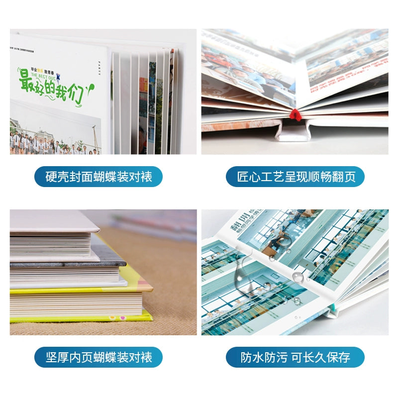 Graduation Kindergarten Primary School Junior High School Classmates-in-Arms Gathering Album Making Photo Book Souvenir Album Customized Gifts