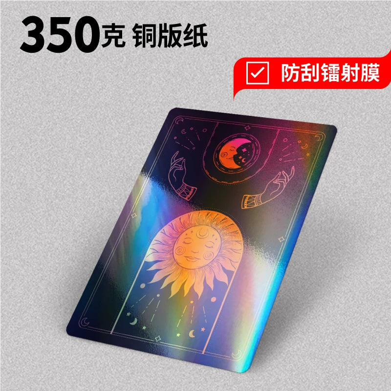 Tarot poker custom game board game card photo custom pvc printing card plastic graduation printing