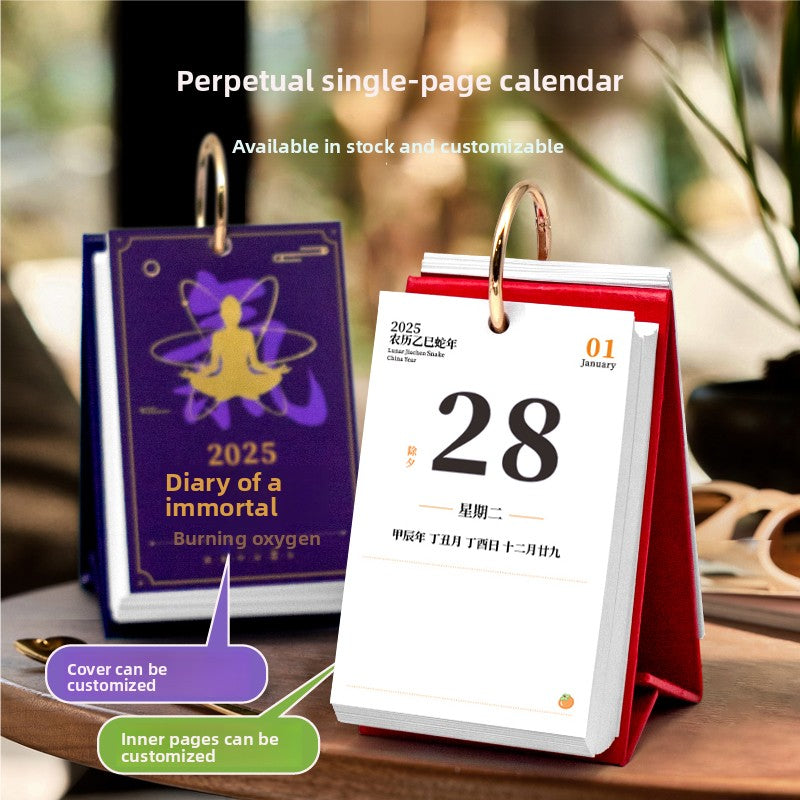 2026 calendar new desktop ornaments creative desk calendar custom blank graffiti countdown high school entrance examination clock in college entrance examination