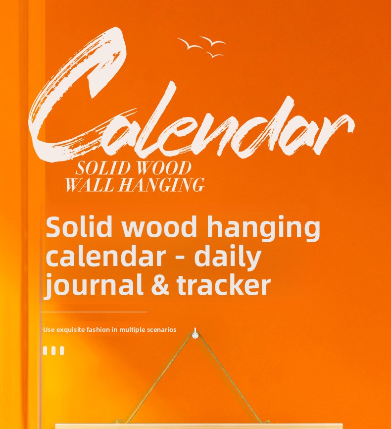 2026 new desk calendar customization photo printing enterprise calendar desk calendar monthly calendar printing wooden wall calendar customization