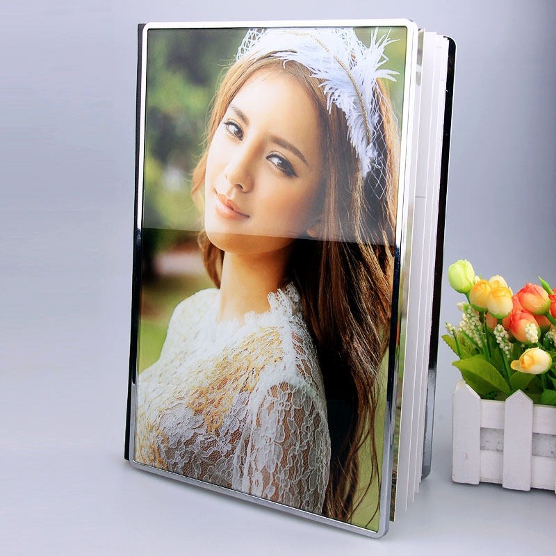 12 inch platinum popular photo album making wedding photos baby children's class reunion crystal souvenir album customization