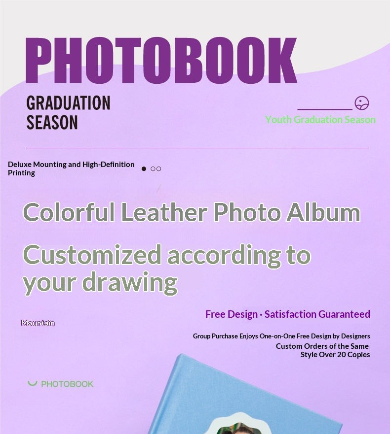 Kindergarten graduation season comrades-in-arms reunion customized primary and secondary school baby children's photo book growth commemorative photo album