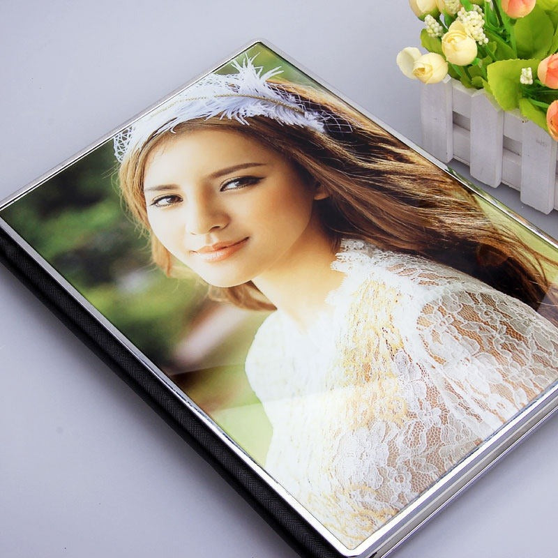 12 inch platinum popular photo album making wedding photos baby children's class reunion crystal souvenir album customization