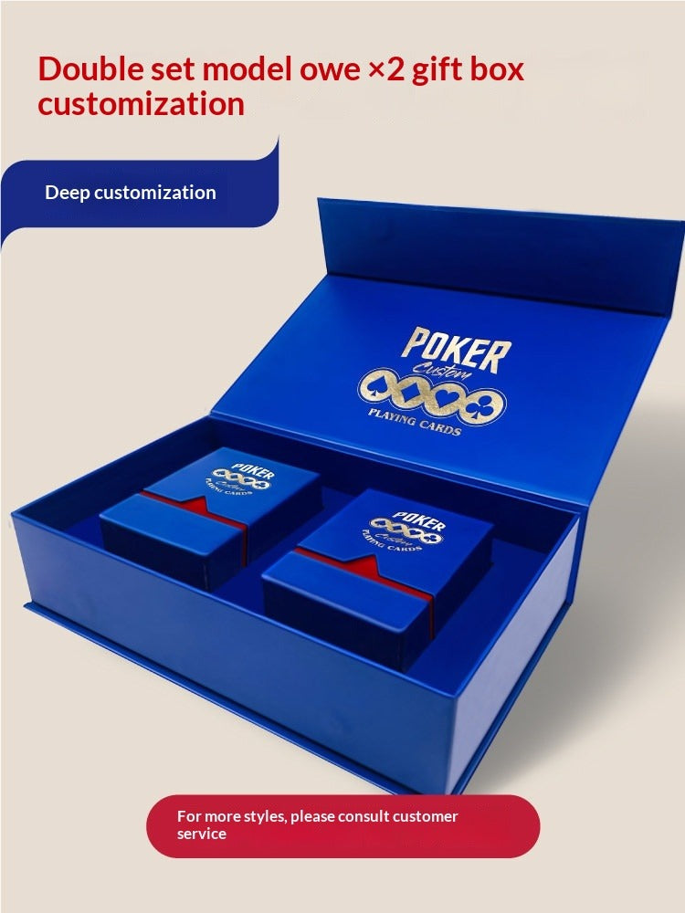 Special card for used eggs German black core paper advertising playing card custom card pvc printing card plastic card