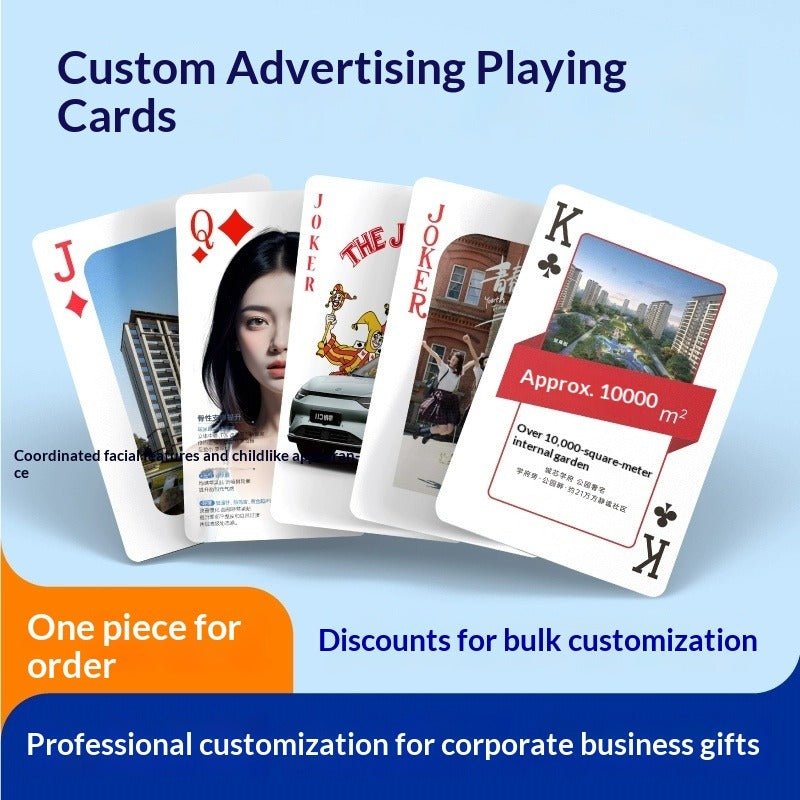 Game card board game poker custom egg special card pvc plastic advertisement DIY graduation season commemorative card