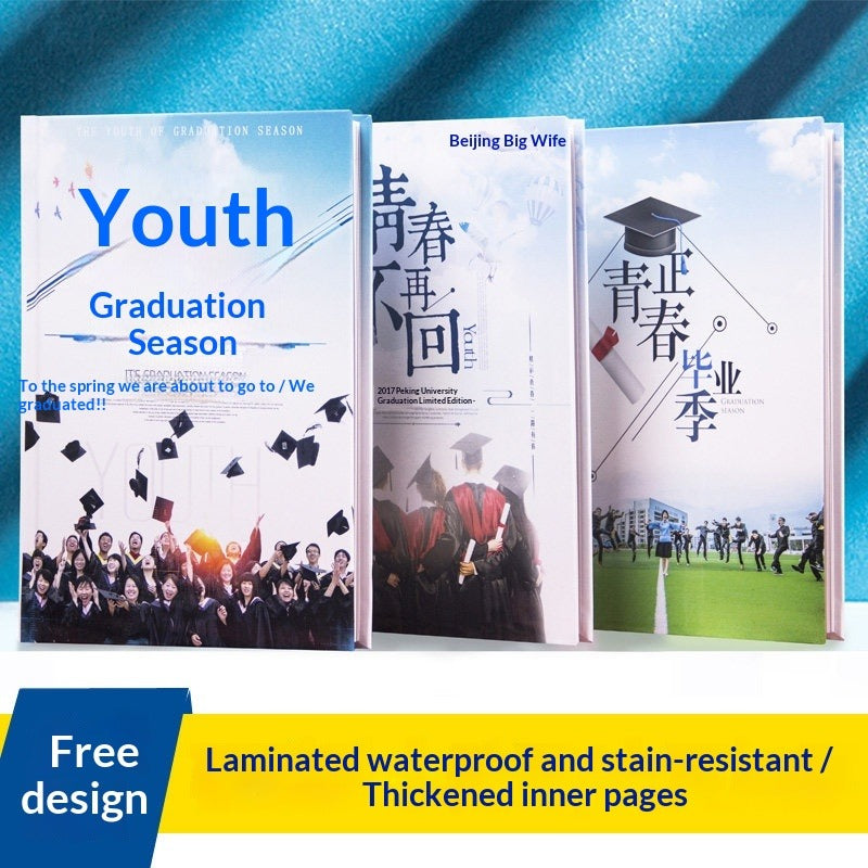 12-inch primary and secondary school graduation photo album is scheduled to make classmates-in-arms-in-arms gathering travel baby photo book DIY commemorative album