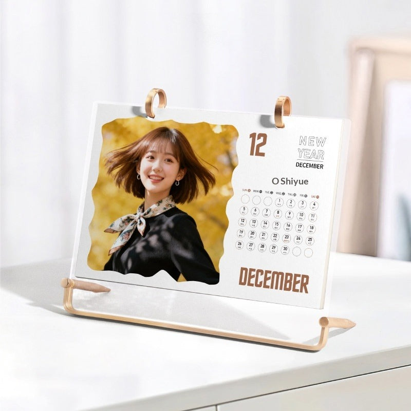 The new desk calendar is customized to make pictures and print photos DIY annual calendar Enterprise calendar 2026 monthly calendar printing