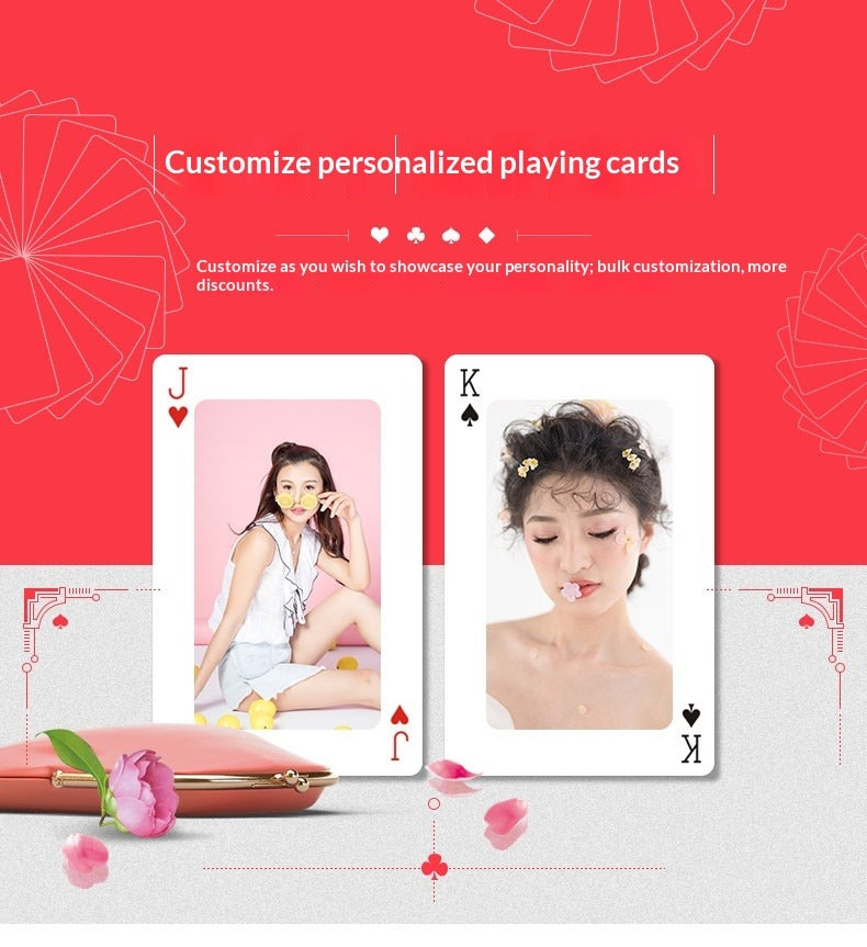 Tarot poker custom game board game card photo custom pvc printing card plastic graduation printing