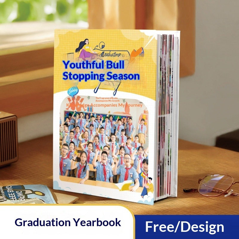 12-inch primary and secondary school graduation photo album is scheduled to make classmates-in-arms-in-arms gathering travel baby photo book DIY commemorative album
