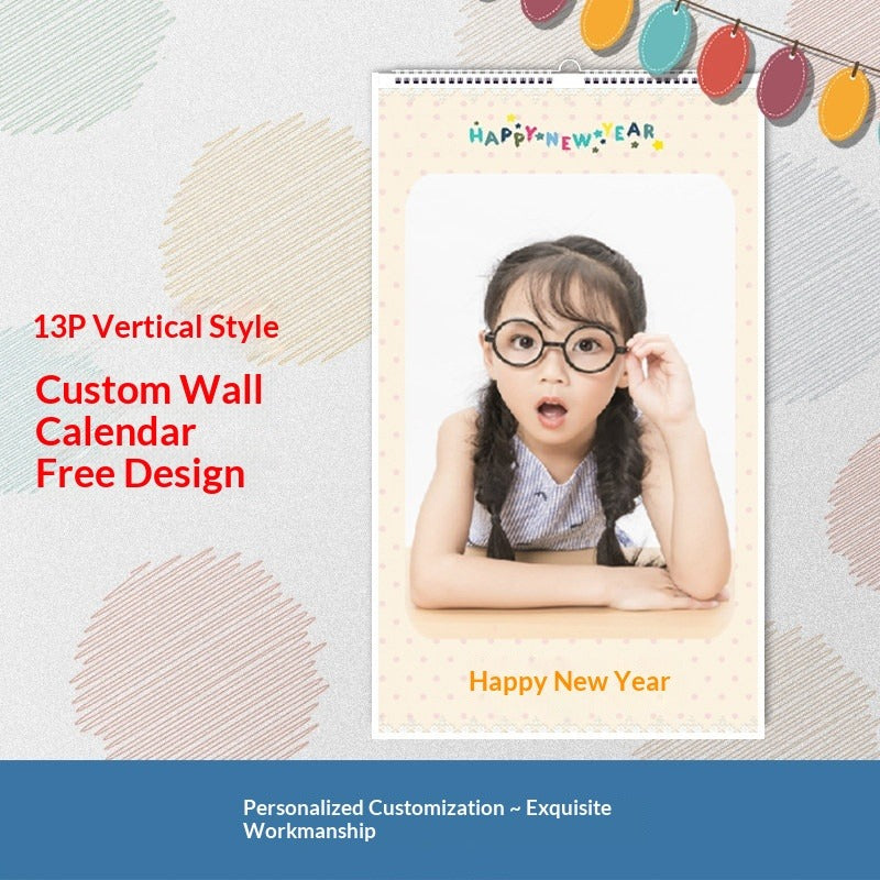2026 Wall Calendar Customized Creative Calendar Corporate Photo Annual Calendar Printing and Production Desk Calendar Household Monthly Calendar
