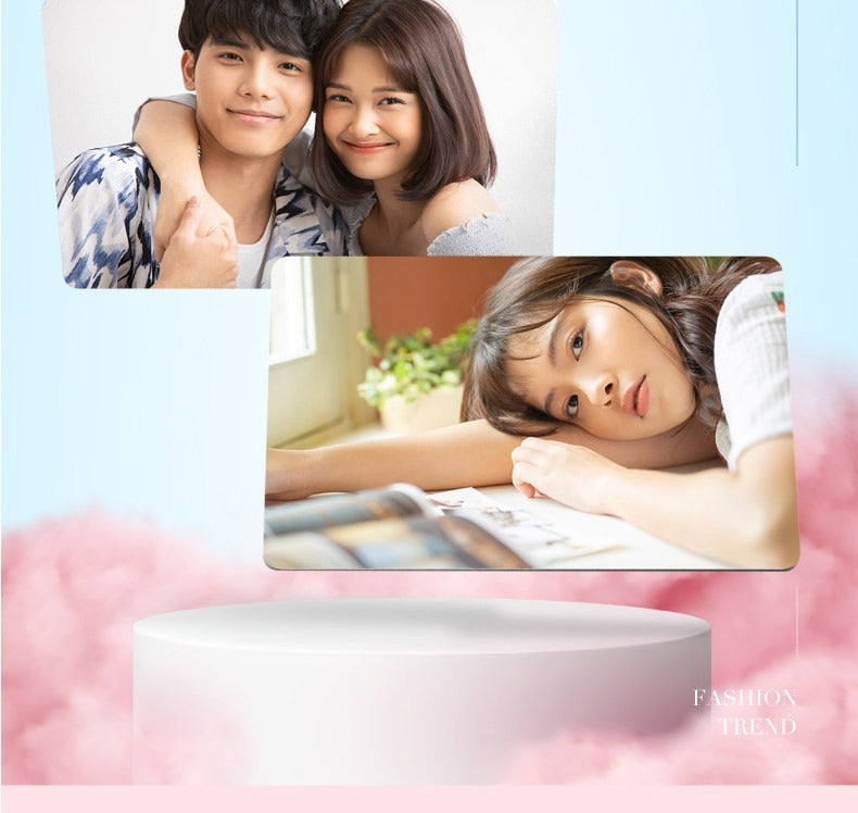 3 inch pvc wallet card custom couple photo double-sided printing creative small gift portrait baby small card custom